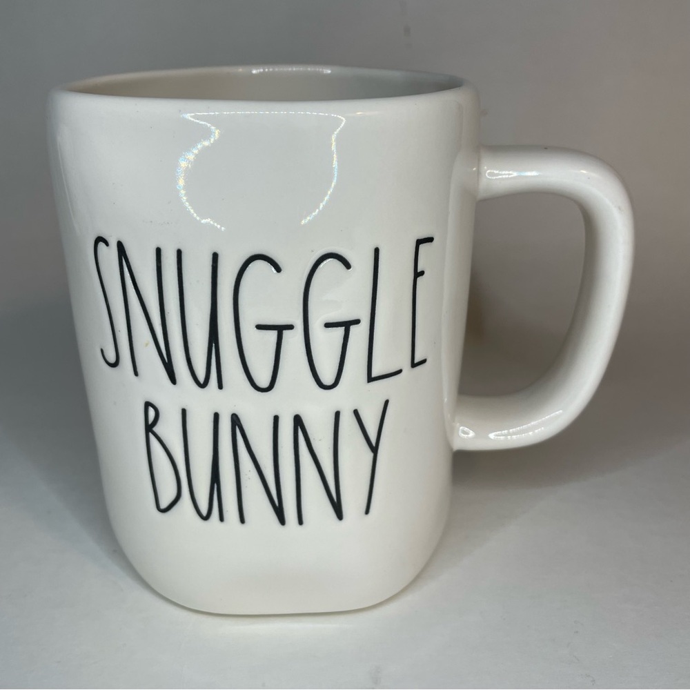 Lot of 3 Rae Dunn Easter White Pink Mugs Hunny Snuggle Bunny Some Bunny To Love - Picture 6 of 7
